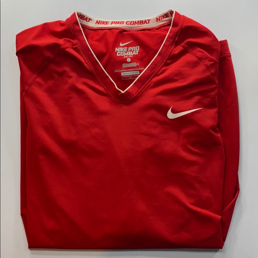 Nike Dry-Fit Long Sleeve V-Neck